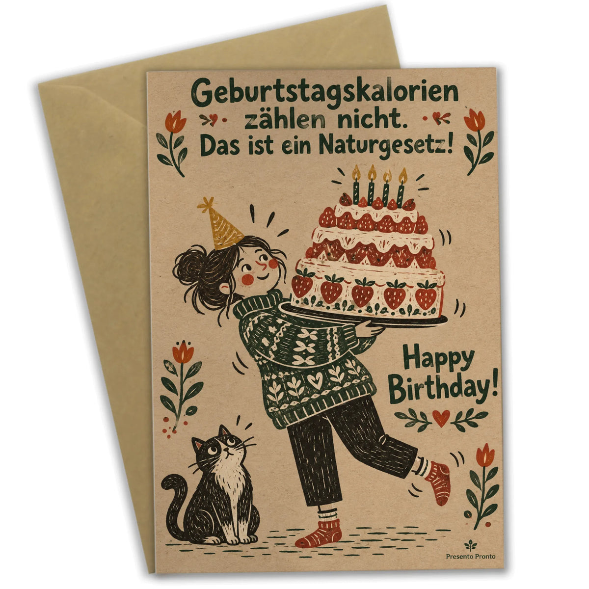 Lustige Geburtstagskarte für Frauen mit Erdbeertorte|p:2012671|h:d624f5ecb306e3ce6c5fe0137339291b