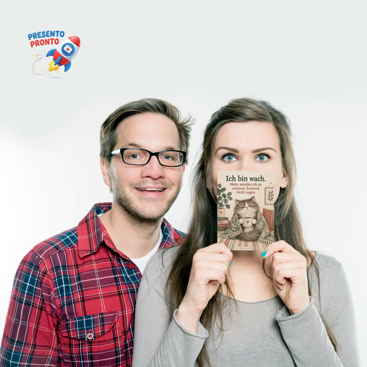 Lustige Postkarte für Katzenfans mit müder Katze|p:2012689|h:4d0d6a6de1364c3e1a87a19d048de27e