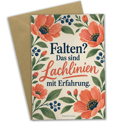 Lustige Geburtstagskarte für Frauen mit Blumenstrauß|p:2012692|h:ce0a398b3253a80a74c0c8f80eb16e2b