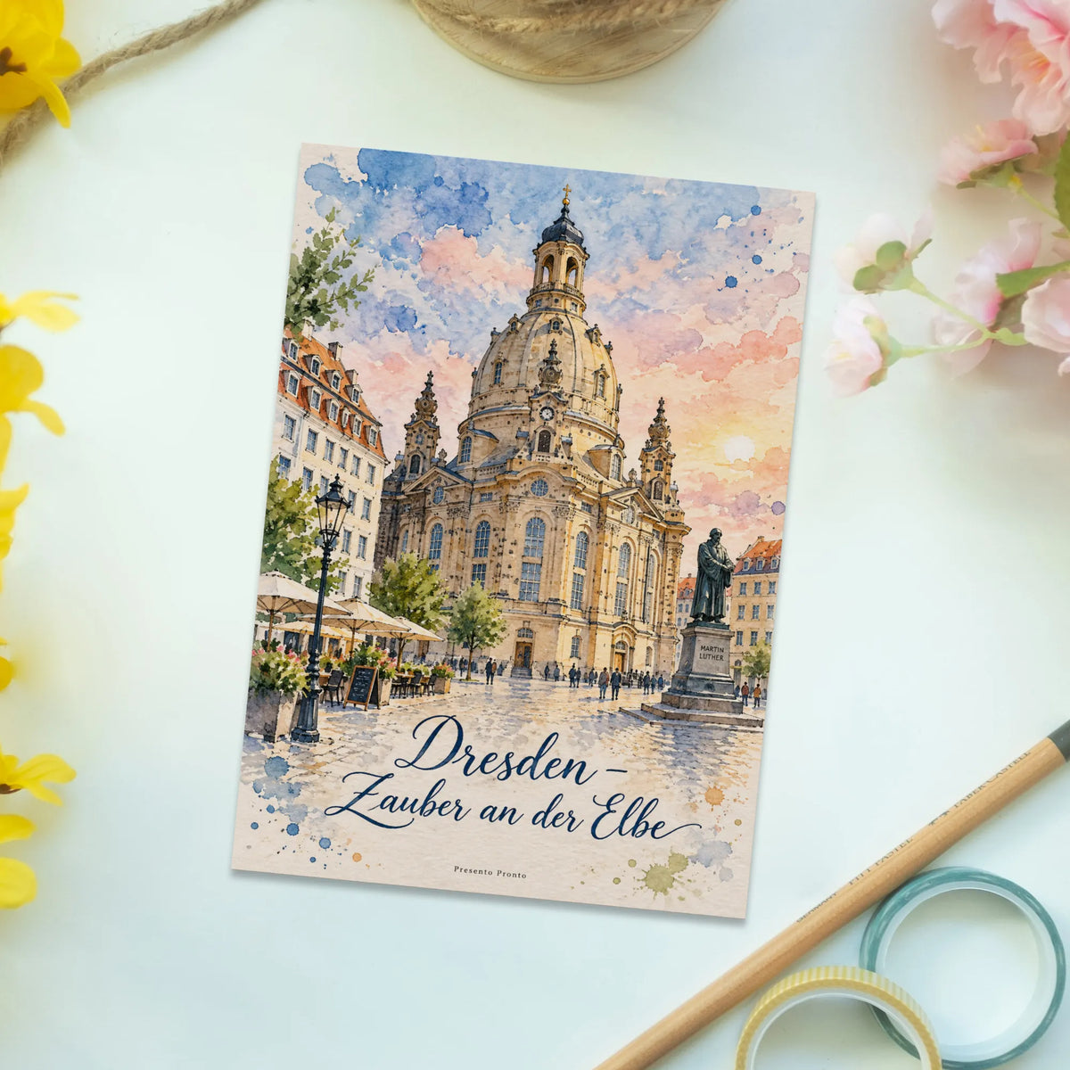 Nostalgische Ansichtskarte Dresden mit Frauenkirche|p:2012698|h:8ae5229e366e8bffb5172d3554f523c7