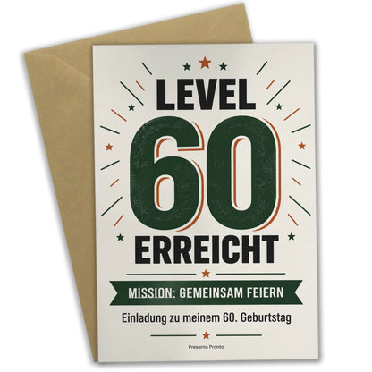 Coole Einladungskarte zum 60. Geburtstag für Männer mit Zahl 60|p:2012703|h:462c9f9999919657e732416751959ea0