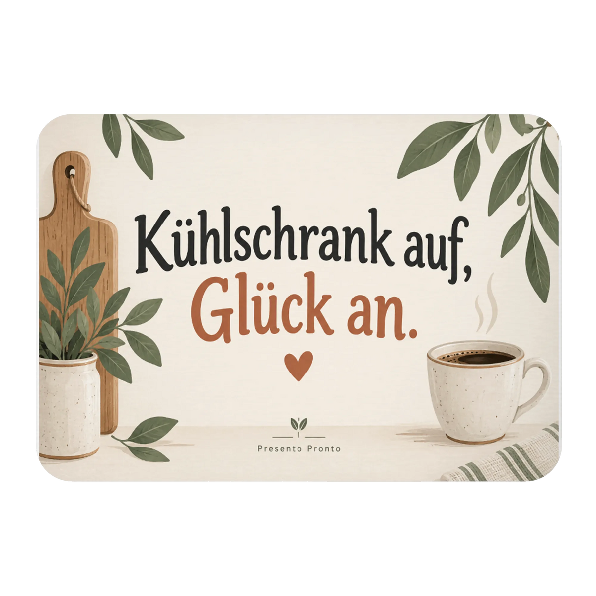 Gemütlicher perfekter Kühlschrankmagnet für Kaffeefans|p:2012741|h:80b73ee7f461ab79880b417eff44b694