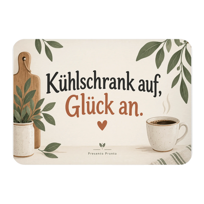 Gemütlicher perfekter Kühlschrankmagnet für Kaffeefans|p:2012741|h:80b73ee7f461ab79880b417eff44b694