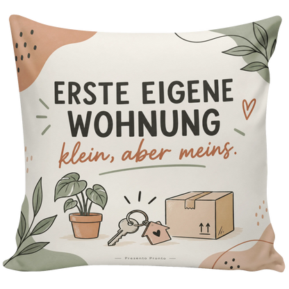 Stolzes Kissen zur ersten eigenen Wohnung mit Schlüssel|p:2012768|h:d55ea60137361801376f9df41ce38a51