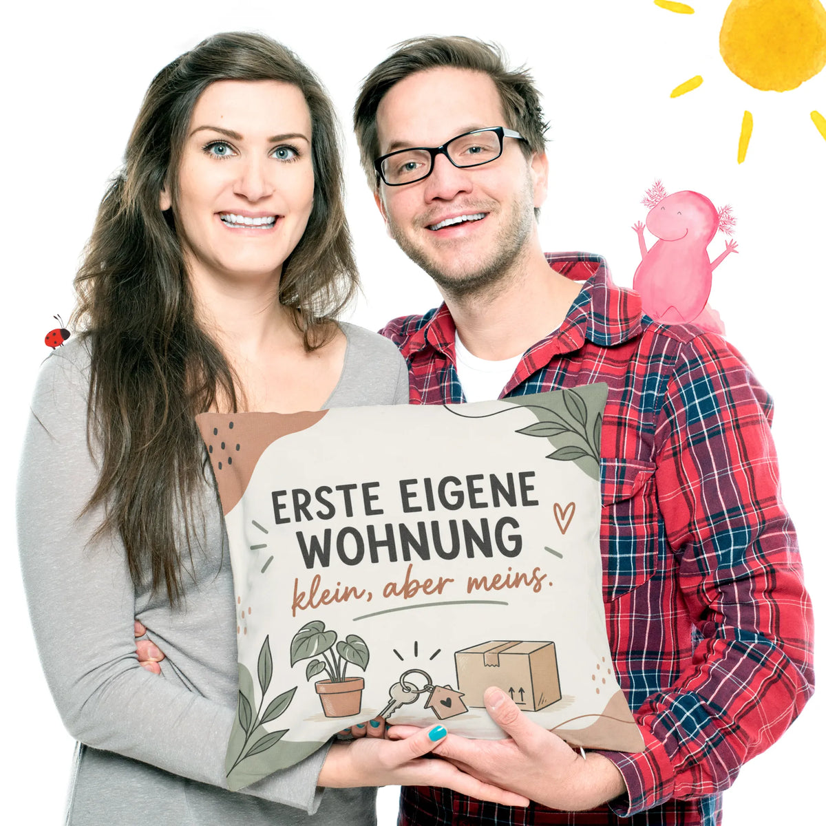 Stolzes Kissen zur ersten eigenen Wohnung mit Schlüssel|p:2012768|h:dcd6d1f1cc45dcdc7bd86a2a804ba25e