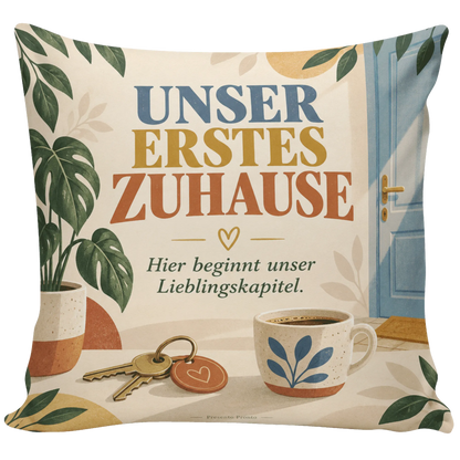 Gemütliches Kissen zur ersten eigenen Wohnung mit Schlüsseln|p:2012769|h:ba1e4ce6932b60f34db8094c15843701