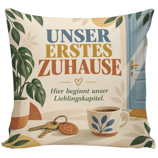 Gemütliches Kissen zur ersten eigenen Wohnung mit Schlüsseln|p:2012769|h:ba1e4ce6932b60f34db8094c15843701