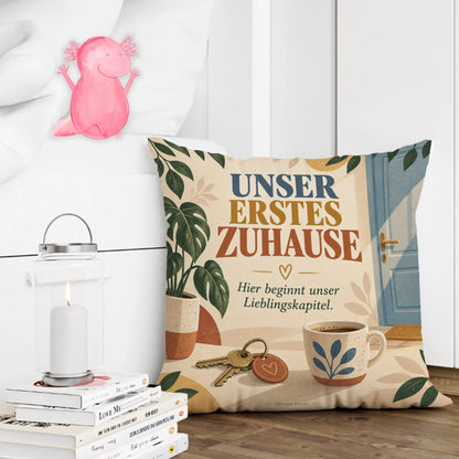 Gemütliches Kissen zur ersten eigenen Wohnung mit Schlüsseln|p:2012769|h:7db5134c9042c9969407ceb05ccdf65c