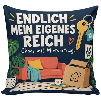 Lustiges Kissen für die erste eigene Wohnung mit Schlüssel|p:2012770|h:ff0205c65386c2a555b17610412a42f9