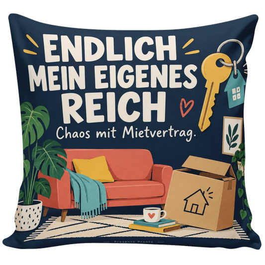 Lustiges Kissen für die erste eigene Wohnung mit Schlüssel|p:2012770|h:ff0205c65386c2a555b17610412a42f9