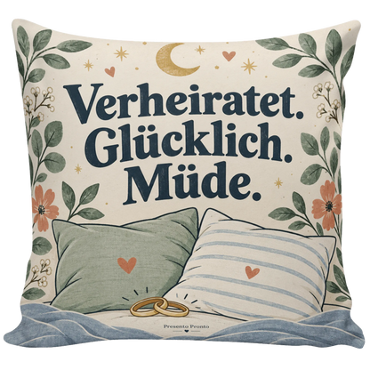 Lustiges Kissen für die erste Nacht als verheiratetes Paar mit Mondsichel|p:2012775|h:5cb3ff7ffb1c40430c1104ffcef0f2a8