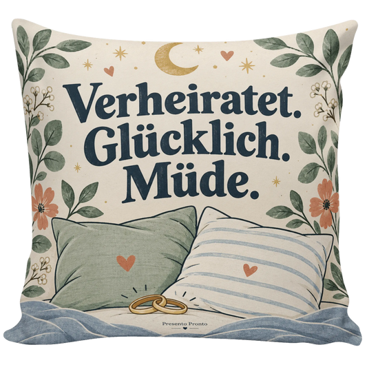 Lustiges Kissen für die erste Nacht als verheiratetes Paar mit Mondsichel|p:2012775|h:5cb3ff7ffb1c40430c1104ffcef0f2a8