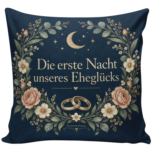 Romantisches Kissen für die erste Nacht als Ehepaar mit Eheringen|p:2012776|h:24cb1e2e599b13280bbb357aaef3c7b1