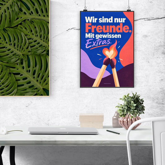 Frecher versauter Spruch als Poster für Paare mit Streichhölzern|p:2012793|h:36fbbb53cd9bdcc79be36603250b8d49