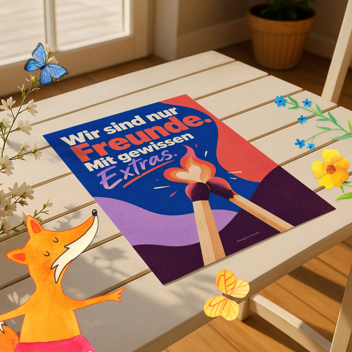 Frecher versauter Spruch als Poster für Paare mit Streichhölzern|p:2012793|h:077161f0fbf05bcc6173570b5bc8c366