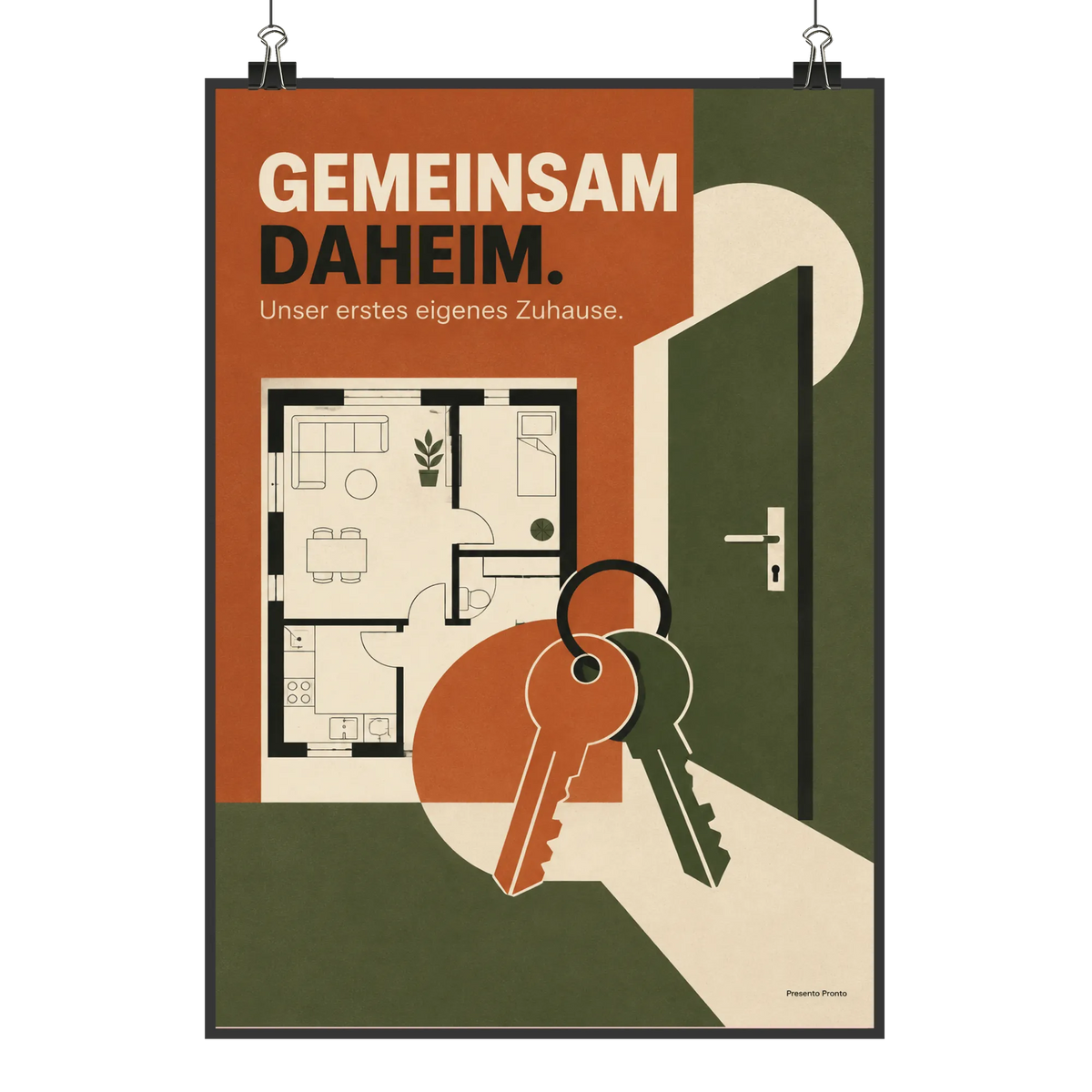 Romantisches Poster für die erste eigene Wohnung mit Grundriss|p:2012810|h:a033da3e5a3bc3709fe0f0305b15b552