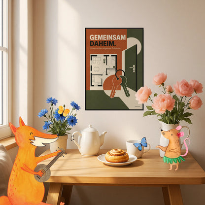 Romantisches Poster für die erste eigene Wohnung mit Grundriss|p:2012810|h:98eb4e87a3a18eed786b004dbb63065b