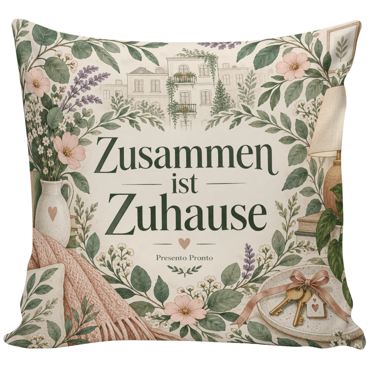 Gemütliches Kissen für die erste gemeinsame Wohnung mit zwei Schlüsseln|p:2012830|h:af693ee42ec10371f766d4e3e28769cd