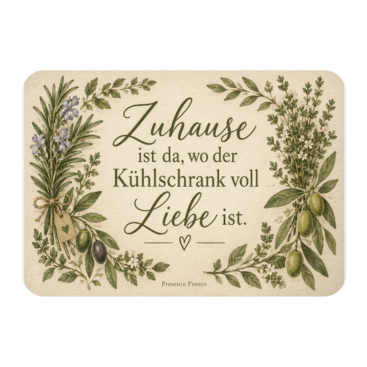 Herzlicher perfekter Kühlschrankmagnet für die Küche mit Rosmarin|p:2012928|h:161549c1b012980240fcfbe75cf4aff3