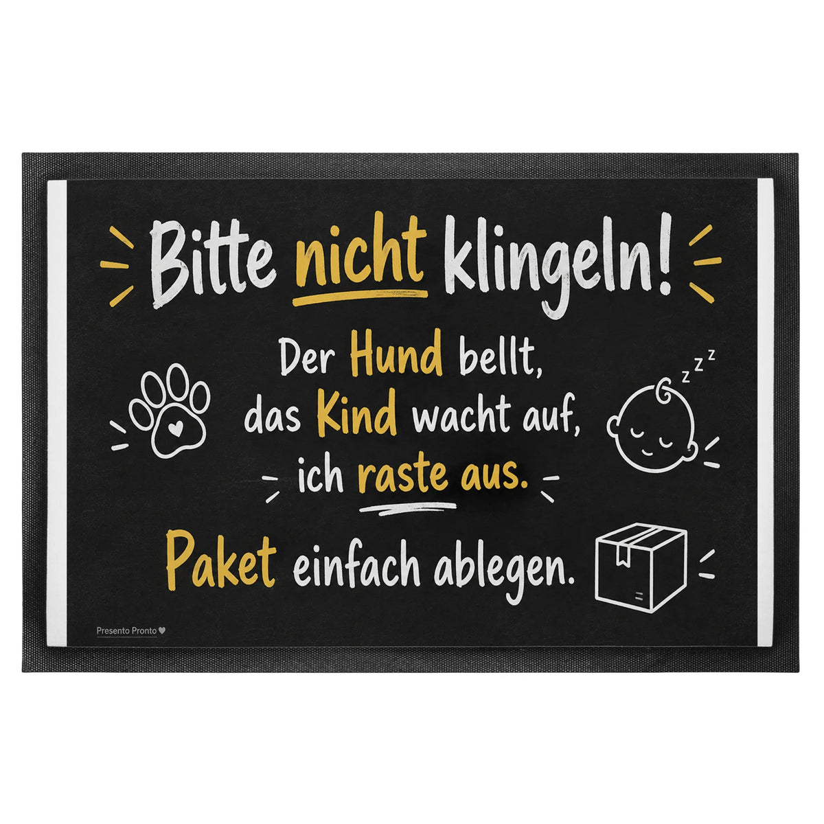 Lustige Topseller Fußmatte mit Spruch für Paketboten|p:2012953|h:eaa637e068977ee7119afef30bcba160