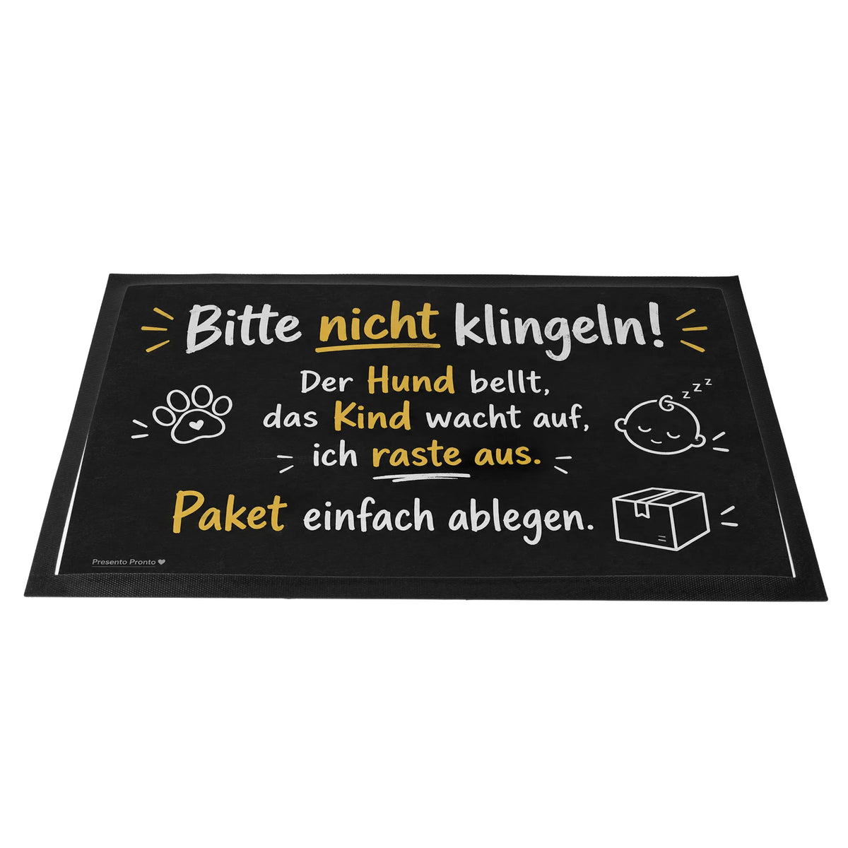 Lustige Topseller Fußmatte mit Spruch für Paketboten|p:2012953|h:c9d444003fe308a51ea078660b1a8be8
