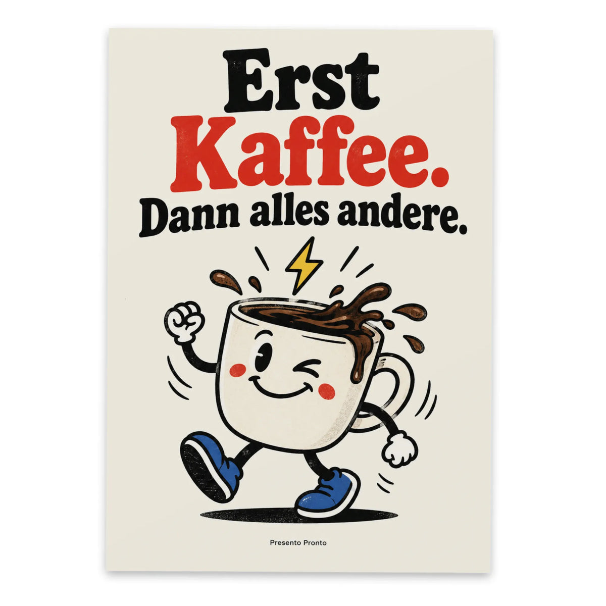 Lustige Topseller Postkarte mit Kaffeetasse für Kaffeefans|p:2012960|h:263f7944b4821e68045344aace3e116b