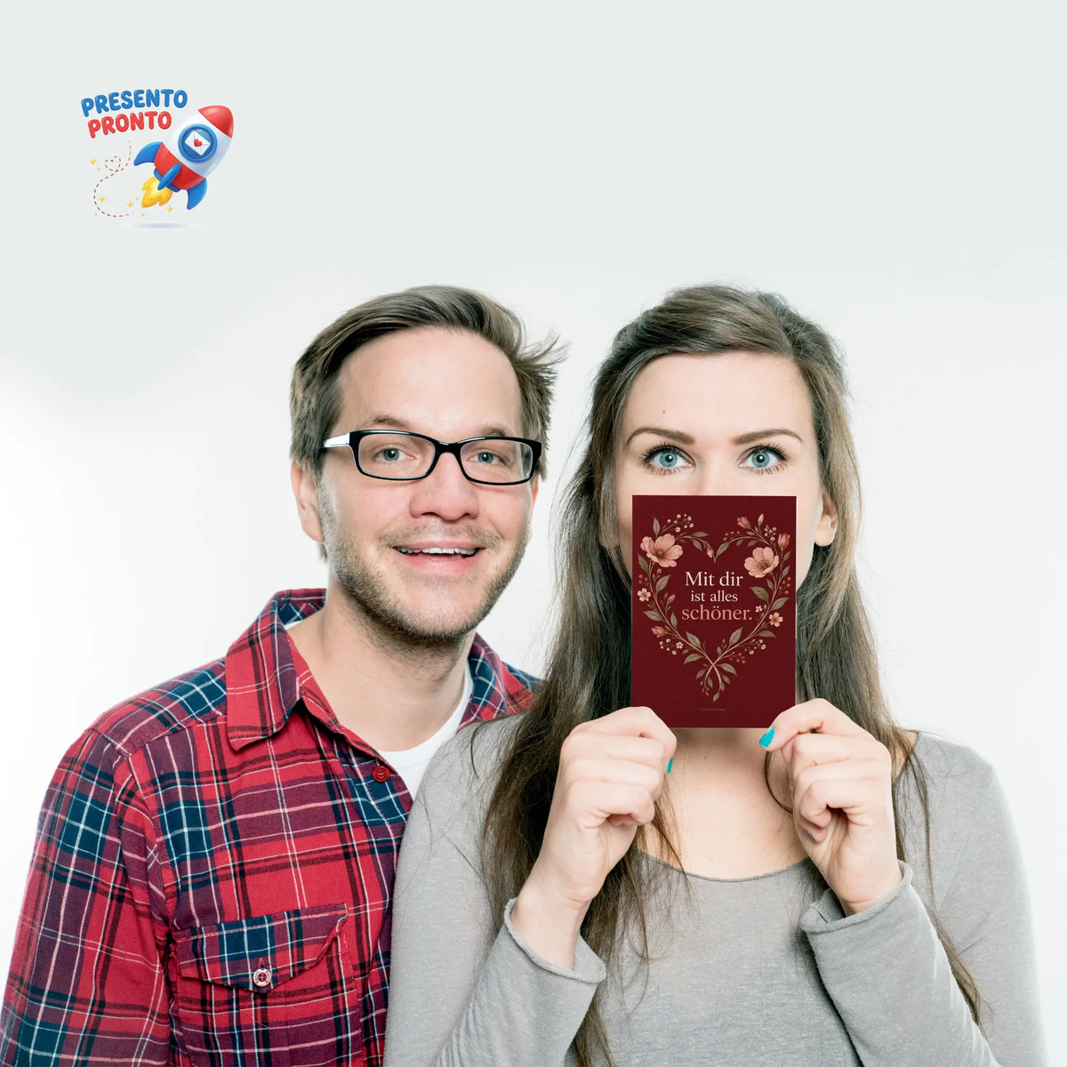 Romantische Postkarte Liebe für Paare Herzranken|p:2012984|h:40056b88e9c31a5fb8bf8e1e55fd531f