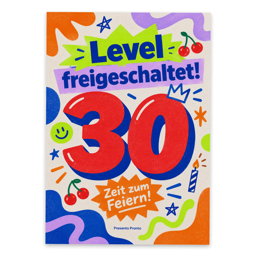 Lustige Geburtstagskarte zum 30 mit Kirschen|p:2013001|h:dbd85ed7ca4faaf84b5f3ed5140756a9