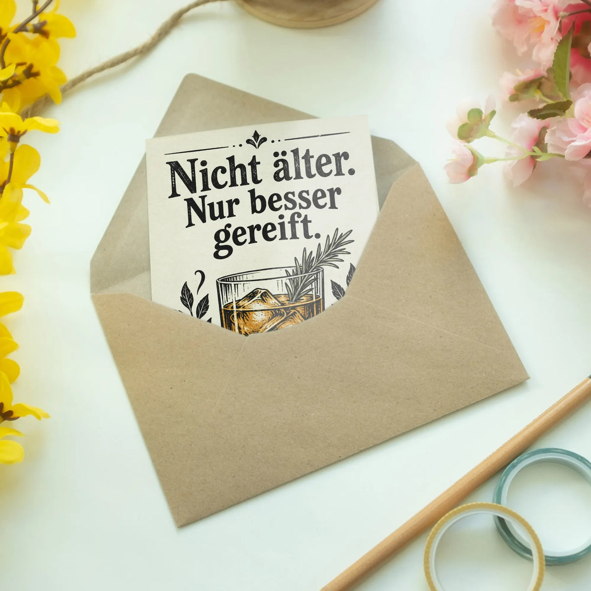 Lustige Geburtstagskarte für Männer mit Whiskyglas|p:2013026|h:c6d01b28f473559849d0e273bb2fb1d7