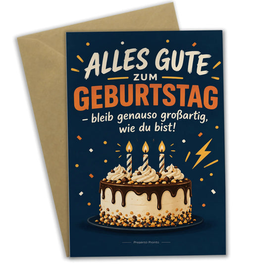 Coole Geburtstagskarte für Männer mit Kuchen und Kerzen|p:2013029|h:dcdf342b9d9ea3d7af4c82400937e3e3