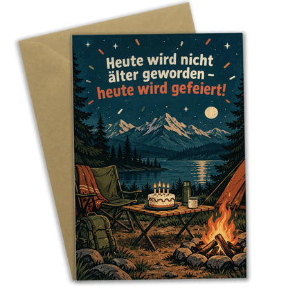 Lustige Geburtstagskarte für Männer mit Lagerfeuer|p:2013031|h:3a03f24afe0811e4ea63555dc0cd5241