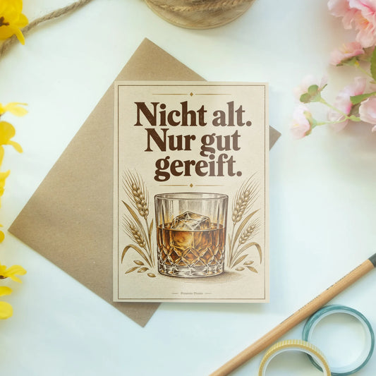 Lustige Geburtstagskarte für Männer mit Whiskyglas|p:2013032|h:8691e2678128880722fc5ee653295d5f