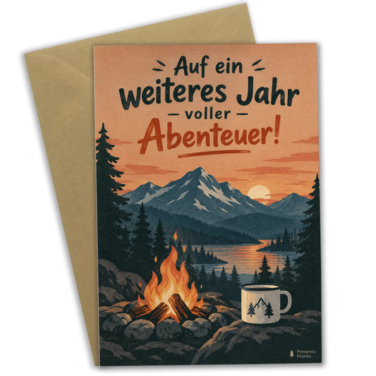 Abenteuerliche Geburtstagskarte für Männer mit Lagerfeuer|p:2013033|h:8c312bd7fbead1cb1e29bee6d0f89756