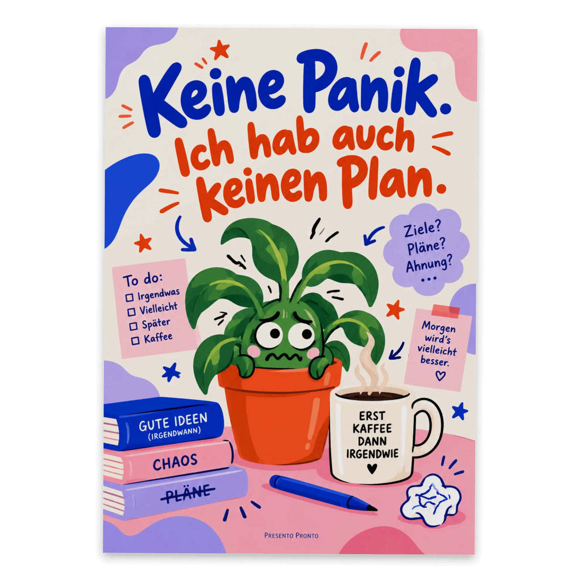 Lustige Postkarte für Überforderte mit Zimmerpflanze|p:2013043|h:0b88f3108e1fce7fc5b83026446891ed