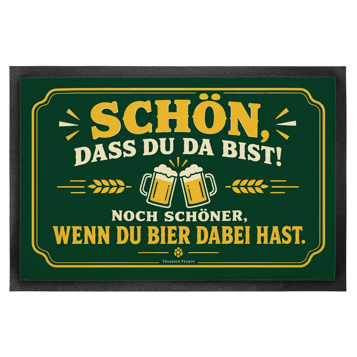 Lustige Fußmatte für Bierfans mit zwei Biergläsern|p:2013065|h:da9471dffb03adb0c0a29dbcd6159845