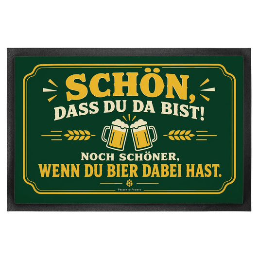 Lustige Fußmatte für Bierfans mit zwei Biergläsern|p:2013065|h:da9471dffb03adb0c0a29dbcd6159845