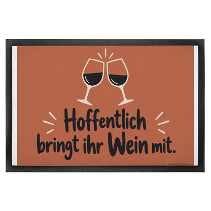 Lustige Fußmatte für Weinfreunde mit Weingläsern|p:2013077|h:998d92fdac74f3643e3830f6e461f3f9