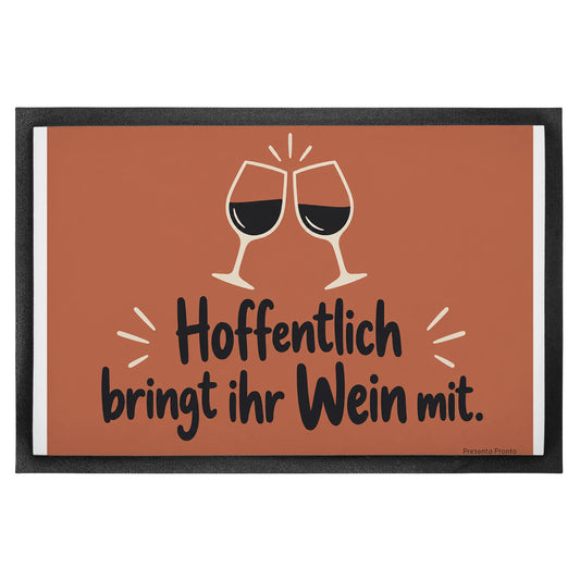 Lustige Fußmatte für Weinfreunde mit Weingläsern|p:2013077|h:998d92fdac74f3643e3830f6e461f3f9