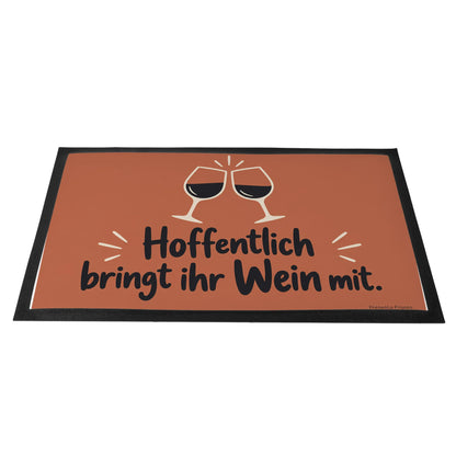 Lustige Fußmatte für Weinfreunde mit Weingläsern|p:2013077|h:935e5b7c44c167dc29a082dcdee280ad