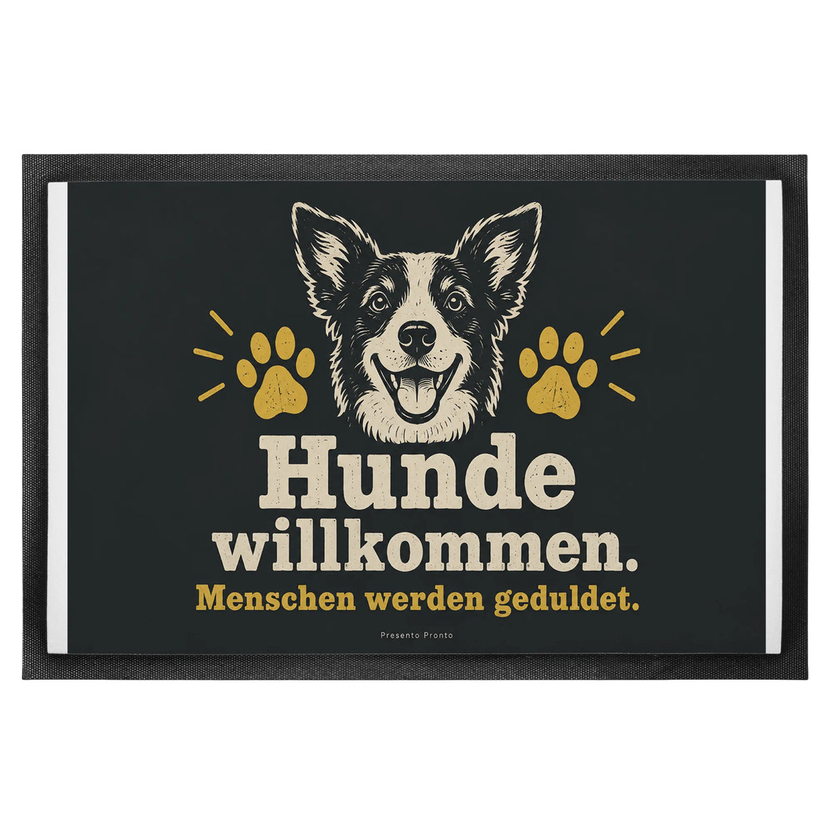 Lustige Fußmatte für Hundebesitzer mit bellendem Hund|p:2013083|h:b7e16dc4819f958ed9f06d2a2e6698ea