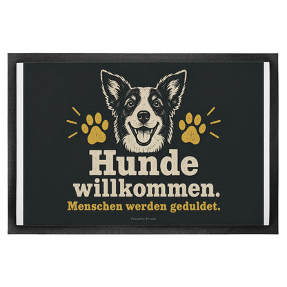Lustige Fußmatte für Hundebesitzer mit bellendem Hund|p:2013083|h:b7e16dc4819f958ed9f06d2a2e6698ea