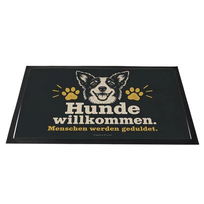Lustige Fußmatte für Hundebesitzer mit bellendem Hund|p:2013083|h:3c342f2f831aa1538fe673210c0d2c03