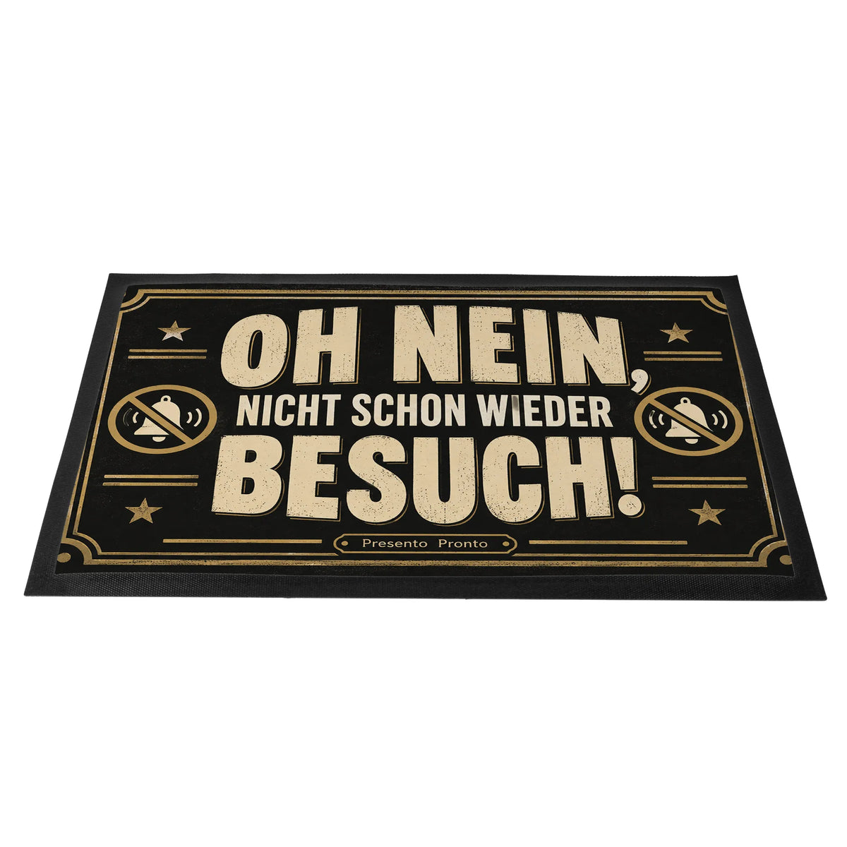 Lustige Fußmatte für Besucher mit Türbadge|p:2013088|h:e05ad6215dd74fdad9b1fefd0ec91838