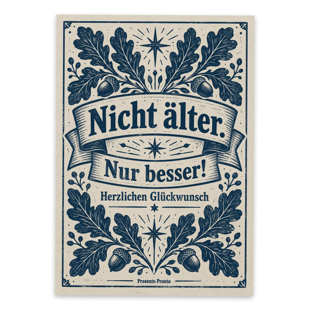 Lustige Grußkarte zum Geburtstag mit Eichenblättern|p:2013096|h:bff7ff7fbd3917972d4076e8a98ec7ae