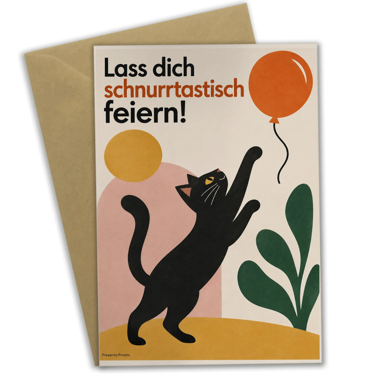 Lustige Geburtstagskarte für Katzenfans mit schwarzer Katze|p:2013117|h:03f1a799fcf2aefc2168d78d2216169d