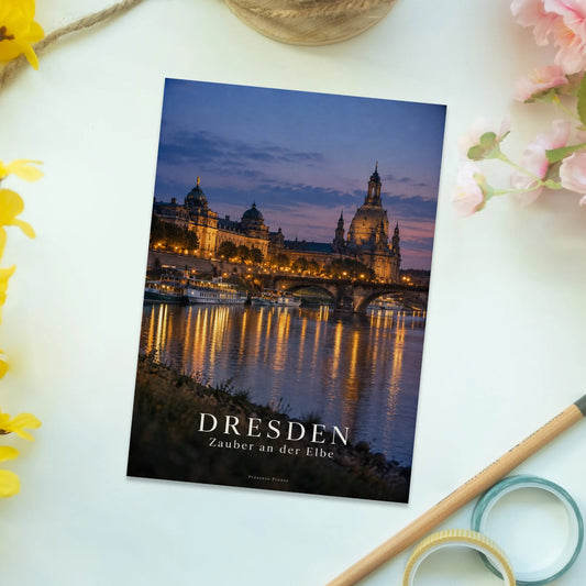 Stimmungsvolle Ansichtskarte aus Dresden für Urlaubsgrüße an der Elbe|p:2013126|h:2abd26b78e99f8a4d80749bb070fc2dd