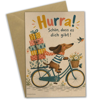 Fröhliche Geburtstagskarte mit Fahrrad für Radfahrer|p:2013184|h:bf45410eba0080cf3665fefae2abc39b