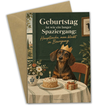 Lustige Geburtstagskarte für Hundefans mit Dackel|p:2013191|h:dd274b0b83a346df5b9e90b2a688e103