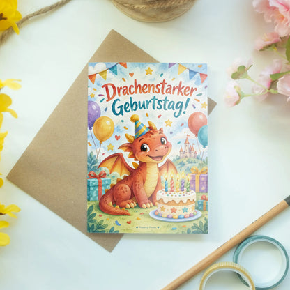 Lustige Einladungskarte mit Drachen zum Kindergeburtstag|p:2013221|h:462e1222f28767be0bcbaf9deb328980