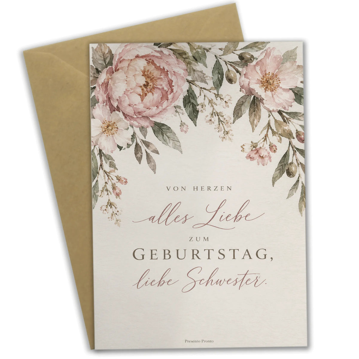 Elegante Geburtstagskarte für die Schwester mit Pfingstrosen|p:2013232|h:5c3fb93436fc31939f5254a6148b7289